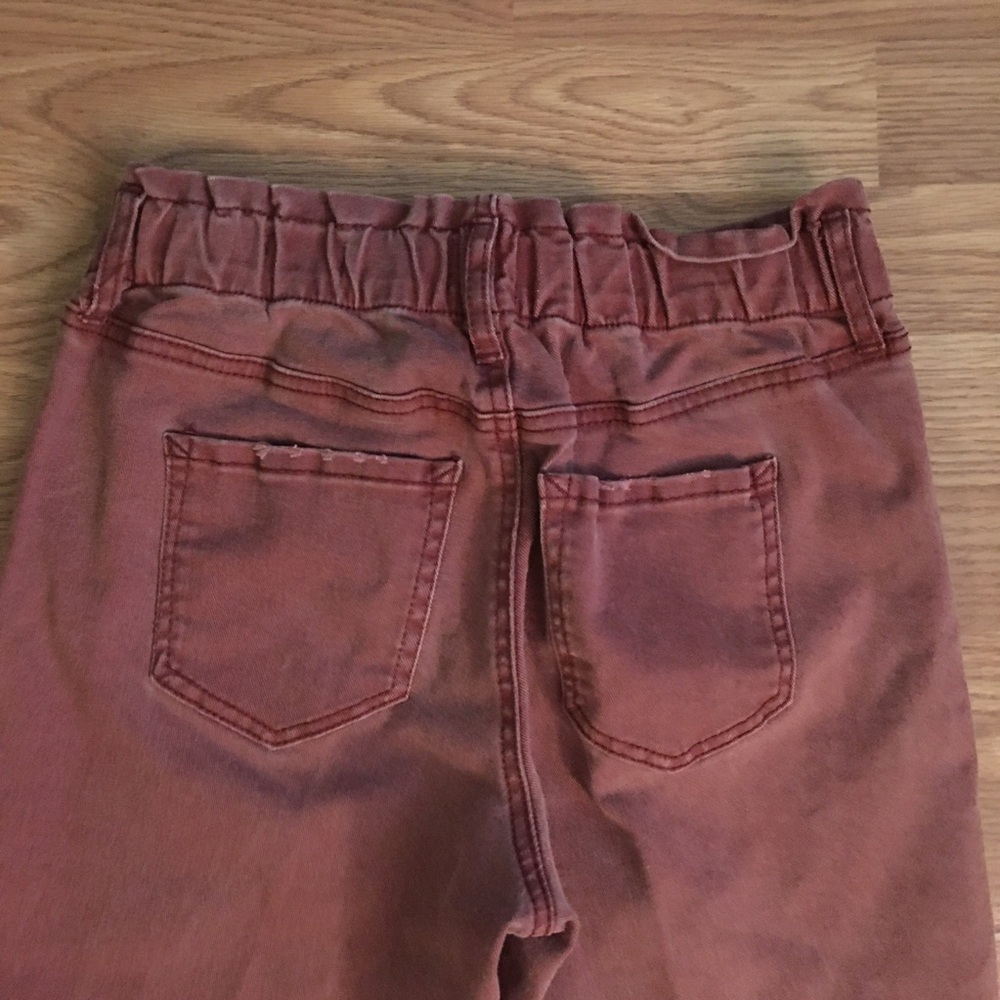 Scoop Crop Strayed Frayed Edge Jeans: Size 2 - Picture 5 of 12